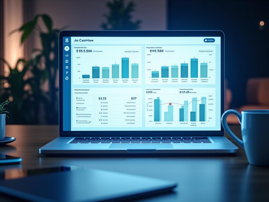 Dashboard de análisis de flujo de caja
